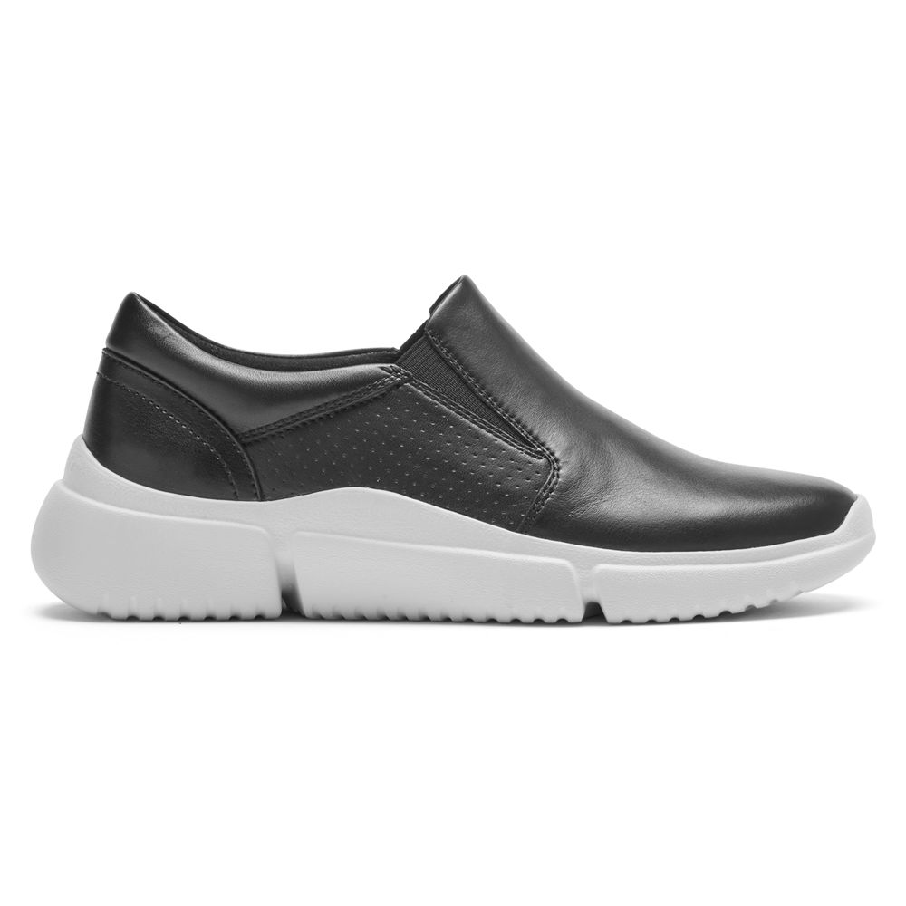 Sneakers Rockport Dama R-Evolution Lavabil Slip-On Negrii - Romania 7843-TYZDO